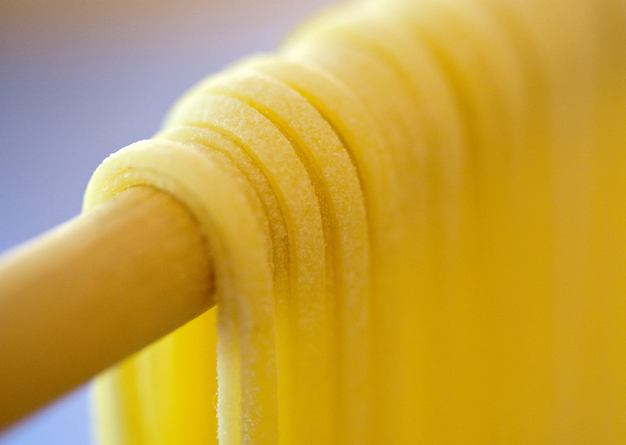 Frisch geknetete Pasta
