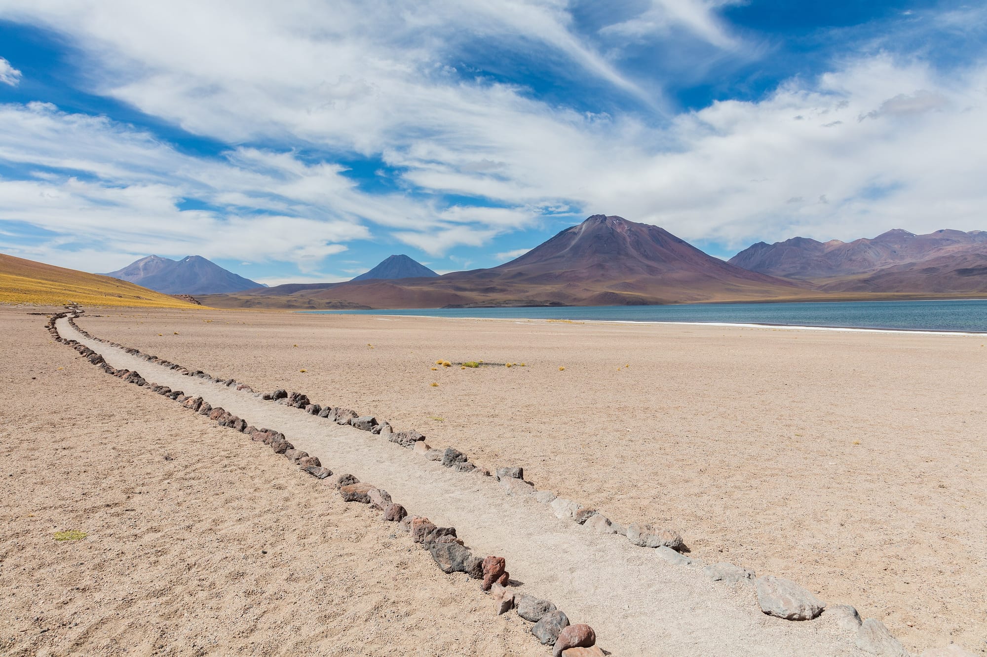 Laguna Miscanti im Altiplano der Atacama
